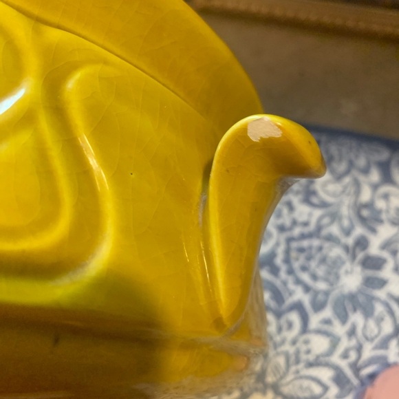 Vintage California Pottery Mustard Casserole Dish/Soup Tureen/ Serving Dish - Picture 10 of 11